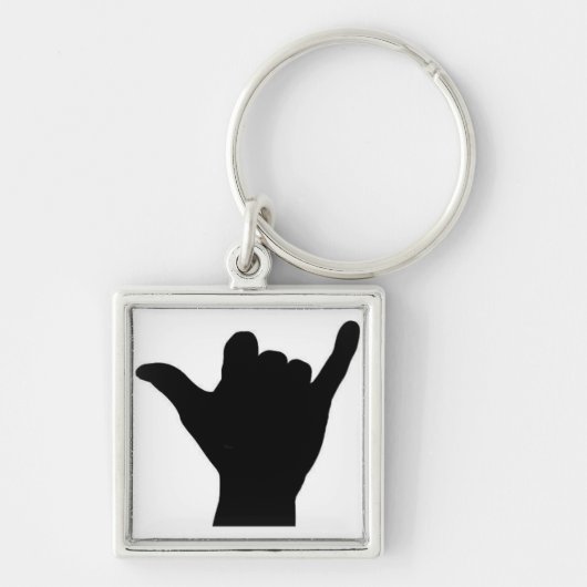 Shaka手の印のkeychain キーホルダー (正面)