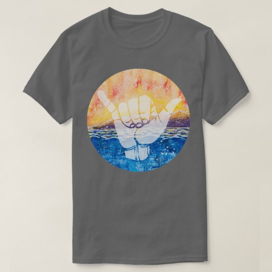 Shaka Sunset 1 Tシャツ (デザイン正面)