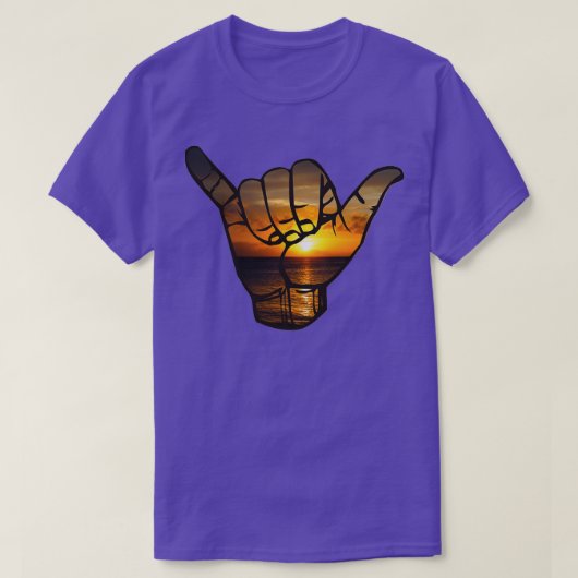 Shaka Sunset Tシャツ (デザイン正面)