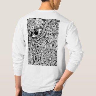 Shake It Out – Black and White Hand-Drawn Art Tシャツ