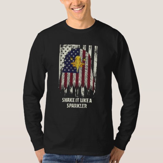 Shake It Patriotic American Patriotism USA Tシャツ (正面)