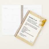 Shake It Up – 詩の詩やる気を起こさせるを高揚 プランナー手帳 (ディスプレー)