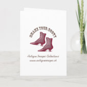 Shake Your ビクトリアン Booty - Dance招待状 招待状 (裏面)