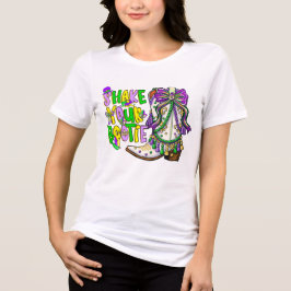 Shake Your Booty Mardi Gras T-Shirt – Fun Carnival トライブレンドＴシャツ