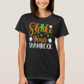 Shake Your Shamrock St Patrick's Day Shamrock Leaf Tシャツ (正面)
