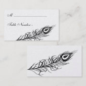 Shake your Tail Featers座席表（シルバー） プレイスカード (正面/裏面)