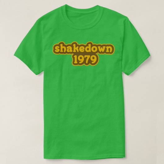 Shakedown 1979トリブレンド tシャツ (デザイン正面)