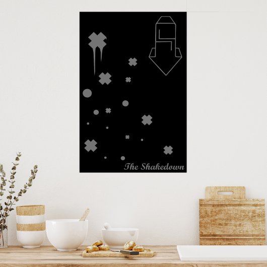 Shakedown Crooks署名 ポスター (キッチン)
