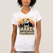 Shaken & Unbothered Panda Bartender Shirt Tシャツ (正面)