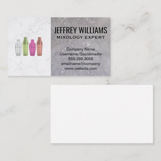 Shakers | 混合学 名刺 (正面/裏面)