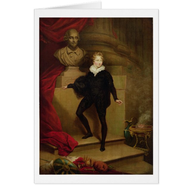 Shakespearのバストの前のハムレットとしてマスターのベティ (正面)