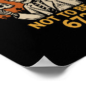 Shakespeare 67 Meme Funny Skeleton Nerd Halloween  ポスター (角)