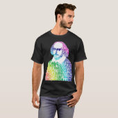 shakespeare rainbow design no white surround backg tシャツ (正面フル)