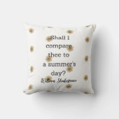 Shakespeare Summer Quote Decor For Home  クッション (正面)