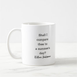 Shakespeare Summer Quote Decor For Home コーヒーマグカップ
