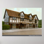 Shakespeare's Birthplace, Stratford-upon-Avon  ポスター (正面)
