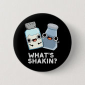 Shakin SaltとPepper Shaker Pun Dark BGとは 缶バッジ (正面)