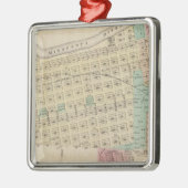 Shakopee、スコット郡、ミネソタ メタルオーナメント (左)