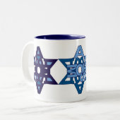 SHALOMのマグの白 ツートーンマグカップ (正面左)