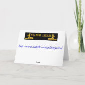 Shalomのユダヤ人のヘブライ星に挨拶する過ぎ越しの祝いPesach カード (裏面)