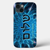Shalomオン青いフラクタルケース – 一致iPhoneケース Case-Mate iPhoneケース (裏面)
