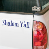 Shalom バンパーステッカー (トラック上)