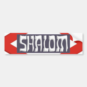 Shalom バンパーステッカー