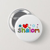 Shalom 缶バッジ (正面&裏面)