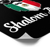 Shalom Amigos – ユダヤ人メキシカンカCinco De M ポスター (角)