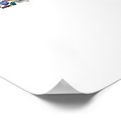 Shalom made with Gemstones in All Colors ポスター (角)