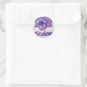 Shalom Star of David製品 ラウンドシール (バッグ)