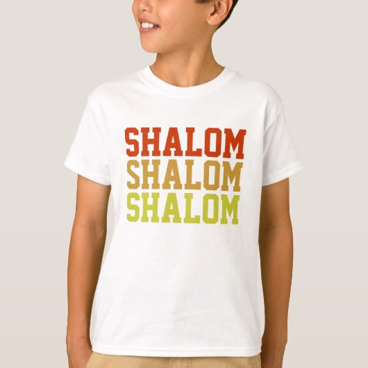 Shalom Tシャツ (正面)