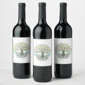 Shalom Tree of Life Ez Hachaim Jewish ワインラベル (ボトル)