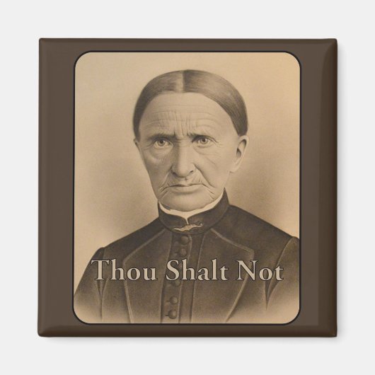 Shaltない – ヴィンテージ不機嫌な女ビクトリアン性 マグネット (正面)