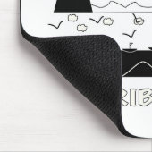 Shaluak Dist。 "私は"大きい何かに取り組んでいます マウスパッド (コーナー)