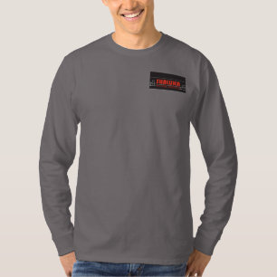 Shaluka Dist。 "私はNY" Henleyをくまなくあります Tシャツ