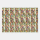 Shalvah - Bücher Geschenkpapier Set ラッピングペーパーシート (正面2)