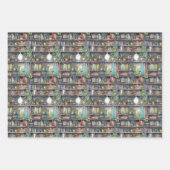 Shalvah - Bücher Geschenkpapier Set ラッピングペーパーシート (正面)