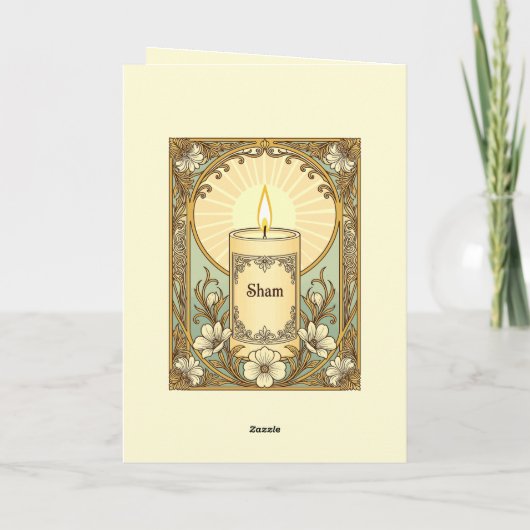 Sham Candles for Haft-Sin Guiding Light  カード (裏面)