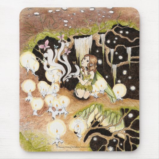 「Shamanic知恵」のmousepad マウスパッド (正面)