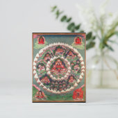 Shambhalaのチベットの旗の楽園 ポストカード (スタンド正面)