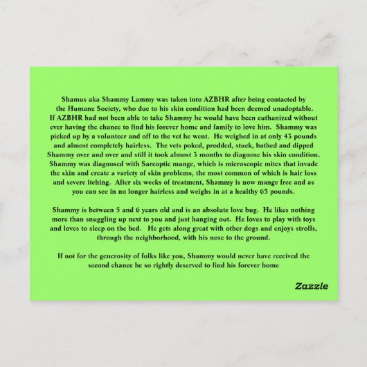 Shammy_Landscape, Shammy2, Intake - September 3... ポストカード (裏面)