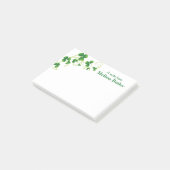 Shamrockつる植物パーソナライズされたポストイットノート ポストイット (アングル)