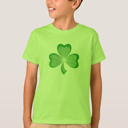 Shamrockの基本的なTシャツの子供 Tシャツ (正面)