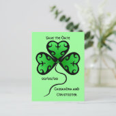 Shamrockは日付を保存 案内ポストカード (スタンド正面)