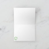 Shamrockハートノートカード ノートカード (内部)