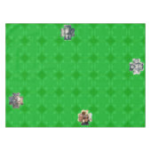 Shamrockフレーム4枚 テーブルクロス (正面(横))