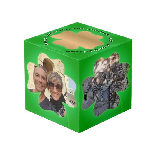 Shamrockフレーム5枚の写真 フォトキューブ (正面アングル)