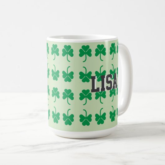 Shamrock コーヒーマグカップ (正面右)