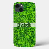 Shamrock Add Name Case-Mate iPhone Case iPhoneケース (裏面)